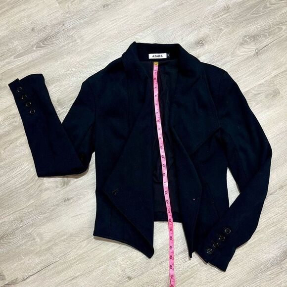 Azalea Asymmetrical Blazer Jacket Women’s Size Medium - Picture 11 of 15